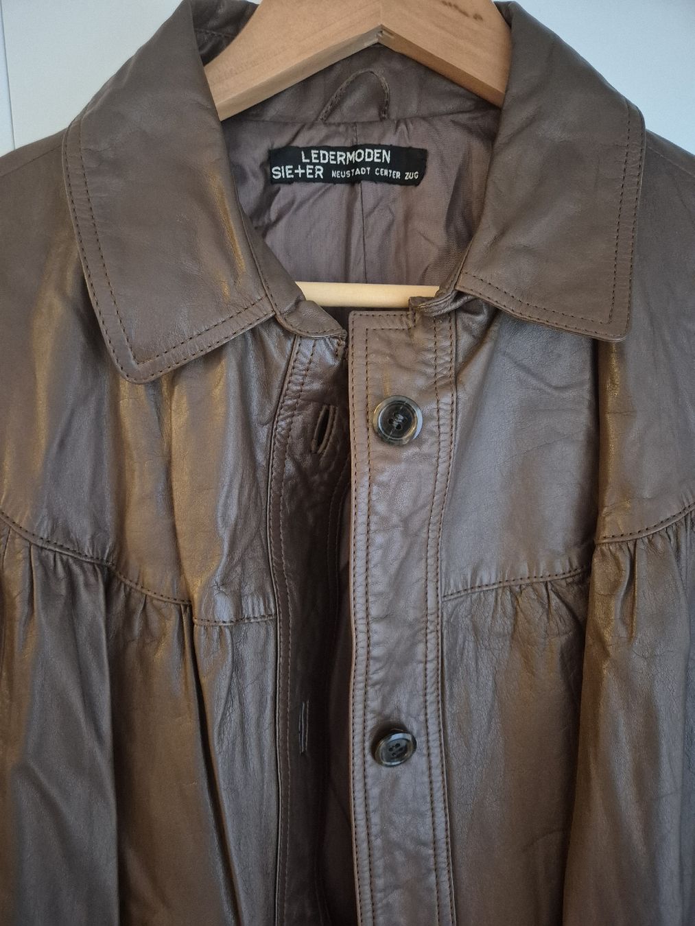 Manteaux: Vintage Echtledermantel – D'occasion à Baar par secondhandstuff 1