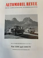 Fiat 1100  Broschüre  1954