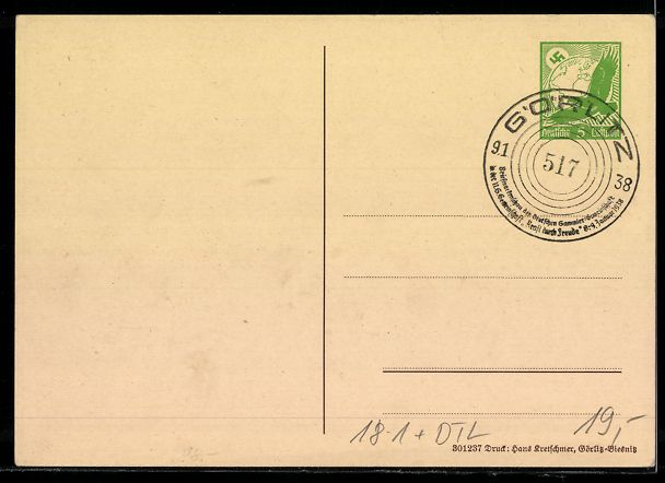 Cancelleria postale: Görlitz, altes Kgl. Preuss. Postgebäud – Usato da Berlin venduto da bartko-reher 1