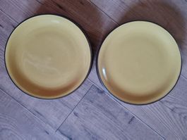 Rössler 6 Teller senffarben