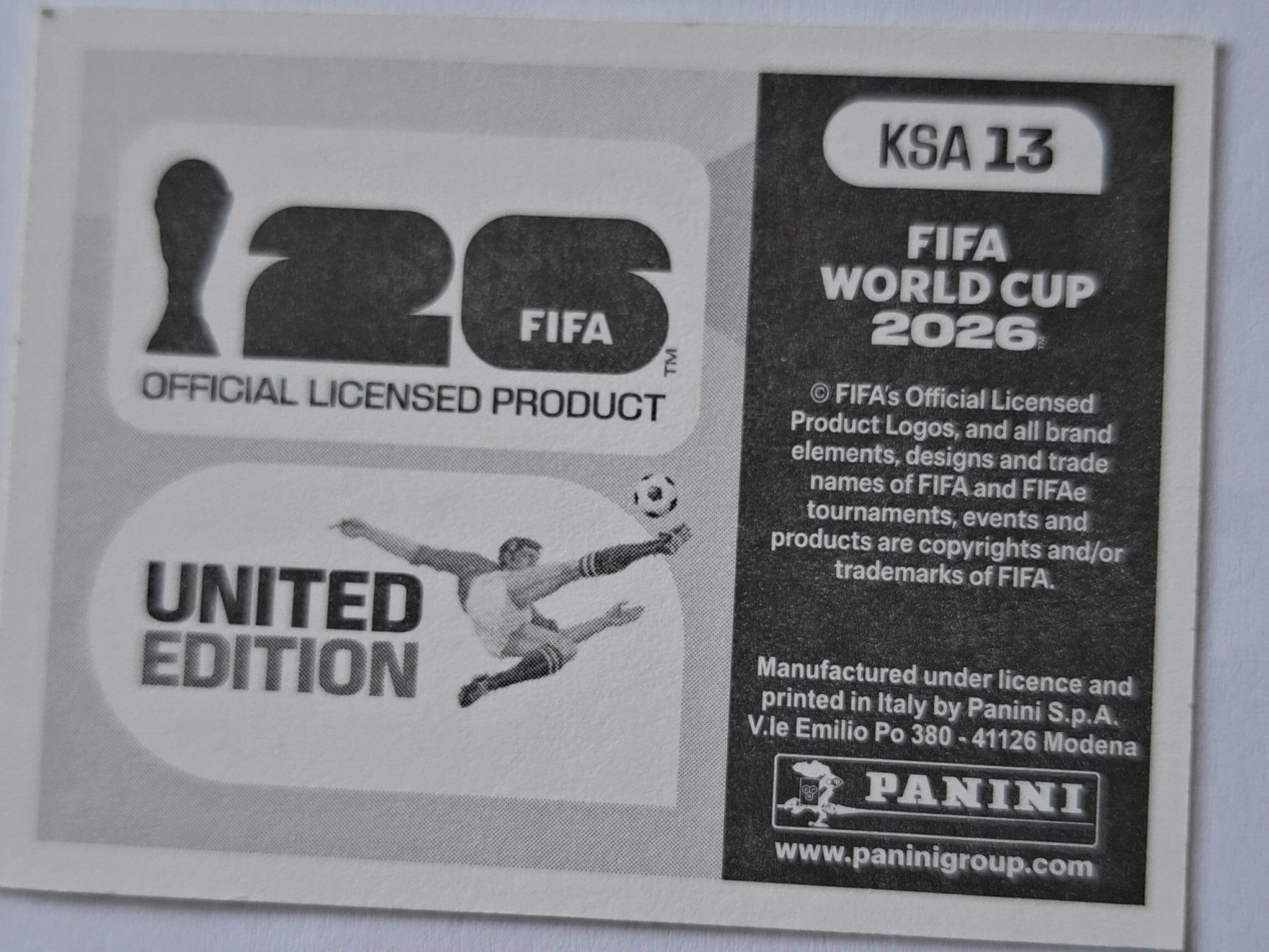 Panini Sammelbilder & Trading cards: WM 2026 Paninibild Nr. KSA13.. – Neu (gemäss Beschreibung) aus Rotkreuz von keerthdi 1