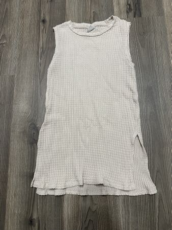 Shirt Zara Kids Gr. 152 in Waffeloptik beige Baumwolle