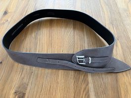 Damengurt, Gr. M, ca 105cm, taupe,Leder