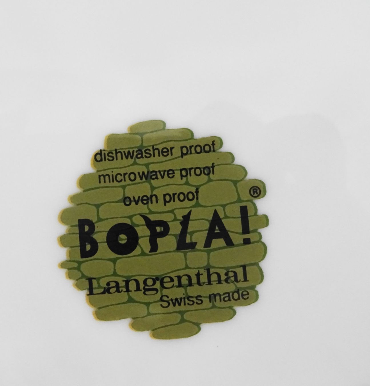 Bopla Piatti: 4 gleiche Bopla Langenthal Essteller Teller Neu – Nuovo (secondo la descrizione) da Zürich venduto da Connie8 3