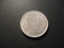 5.- Fr 1954  Superbe pièce  Qualité Top du Top
