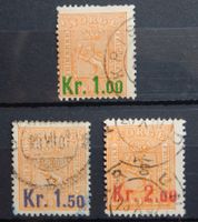 Norwegen Kat. 62-64 gest. 1905 Kat. 160 Euro