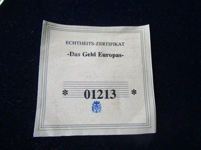 Medaillen: Geld Europa - Dänemark - 50 mm versilb. – Neu und originalverpackt aus Luzern von Horoskop1 2