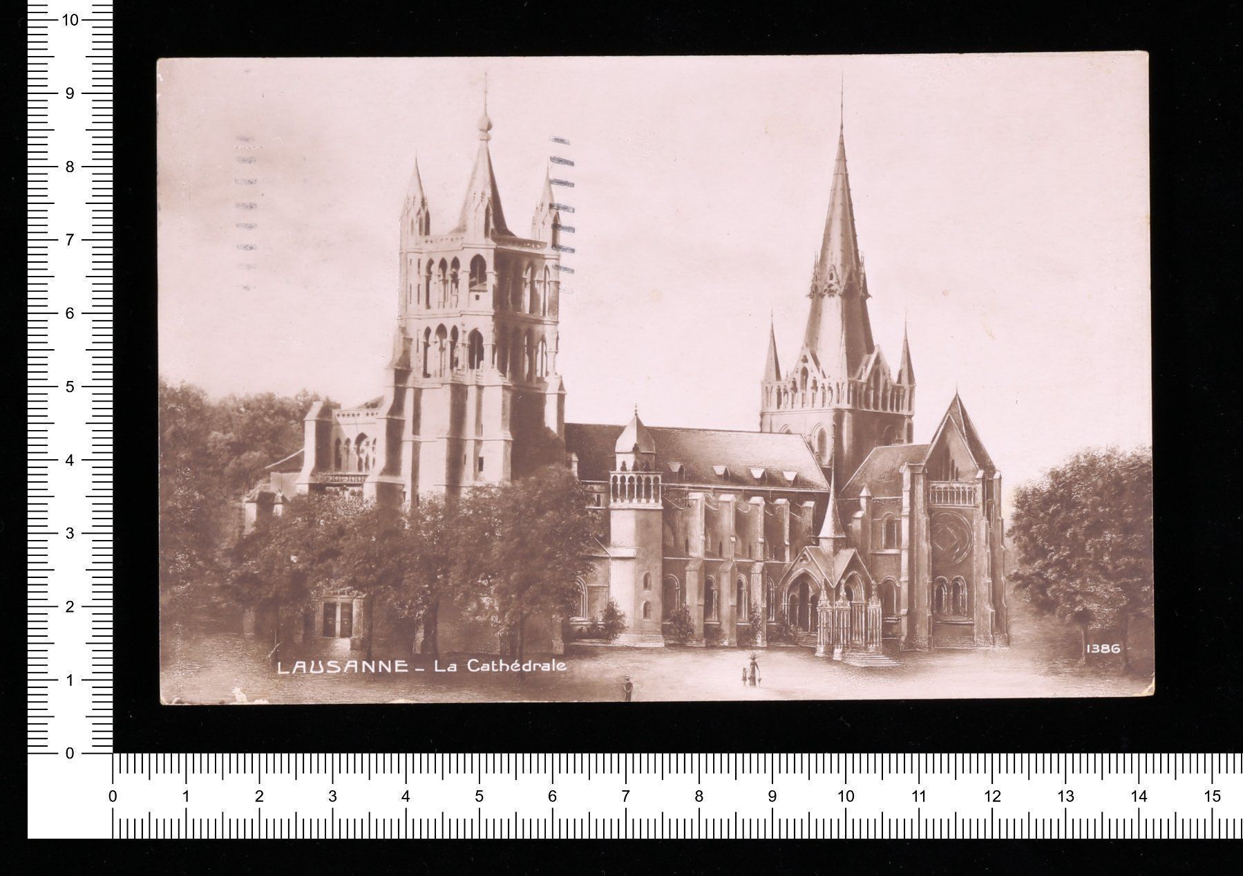 Ansichtskarten: Lausanne - La Cathédrale – Gebraucht aus Riehen von Tignanello1