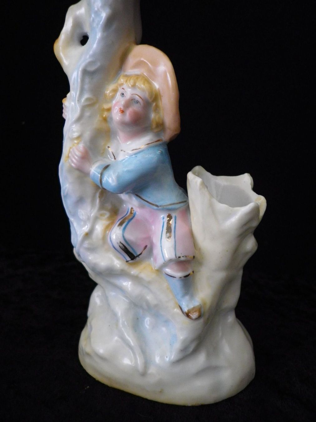 Statuette: Antiker Kerzenständer mit Figur – Usato da Reinach BL venduto da Annodomini 1