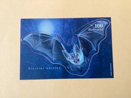Fledermaus Sonderblock Briefmarken 2012 Braunes Langohr