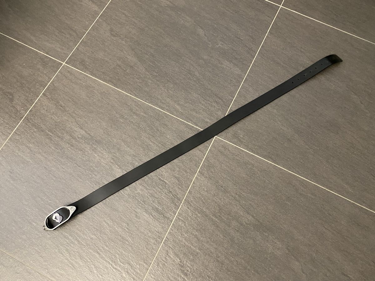 Cinture: Ledergurt, kullt mit massiver Swisscom Schnalle – Usato da Murten venduto da Defender10 3