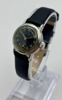 VINTAGE ARMBANDUHR – SCHWARZES ZIFFERBLATT – GOLDENE ARABISC