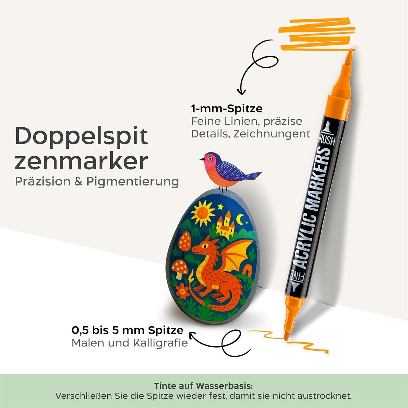 Penna & Evidenziatori: Acrylmarker Set 80 Farben mit Doppelspitze – Nuovo e nell'imballaggio originale da St. Gallen venduto da sch_zsz7 3