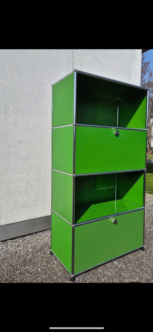 USM Cassettiere: Usm Haller Highboard im Britisch Green – Usato da Nidau venduto da Eisblume 1