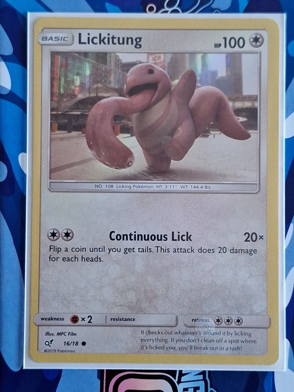 Pokémon Carte collezionabili: Lickitung - Detective Pikachu #Ord17 – Usato da Altstätten SG venduto da GGsGameshop