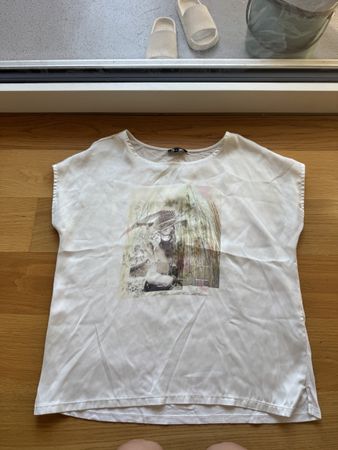 MORE & MORE T-Shirt weiss Grösse 40 guter Zustand