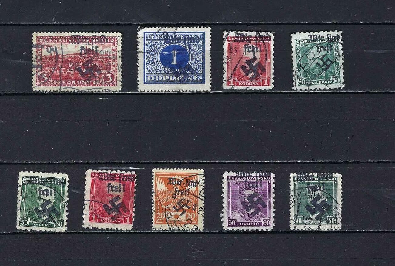 Alle Briefmarken: WKII Sudetenland gest. – Gebraucht aus Altstätten SG von Nandodax