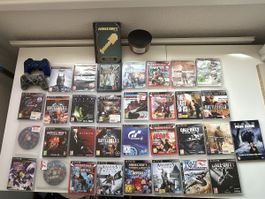 Collection de jeux PS3 avec !2 manette