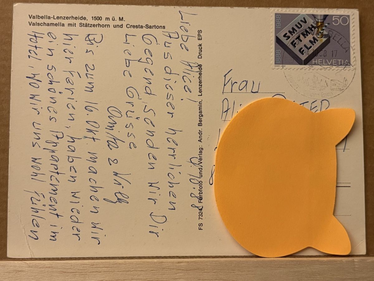 Cartoline postali: AK von Valbella Lenzerheide – Usato da Rümlang venduto da Kartenpost1 1