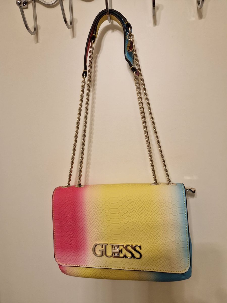 Guess Taschen für Damen: Guess Handtasche farbig in Schlangenoptik – Neu und originalverpackt aus Oberentfelden von Judyku 3