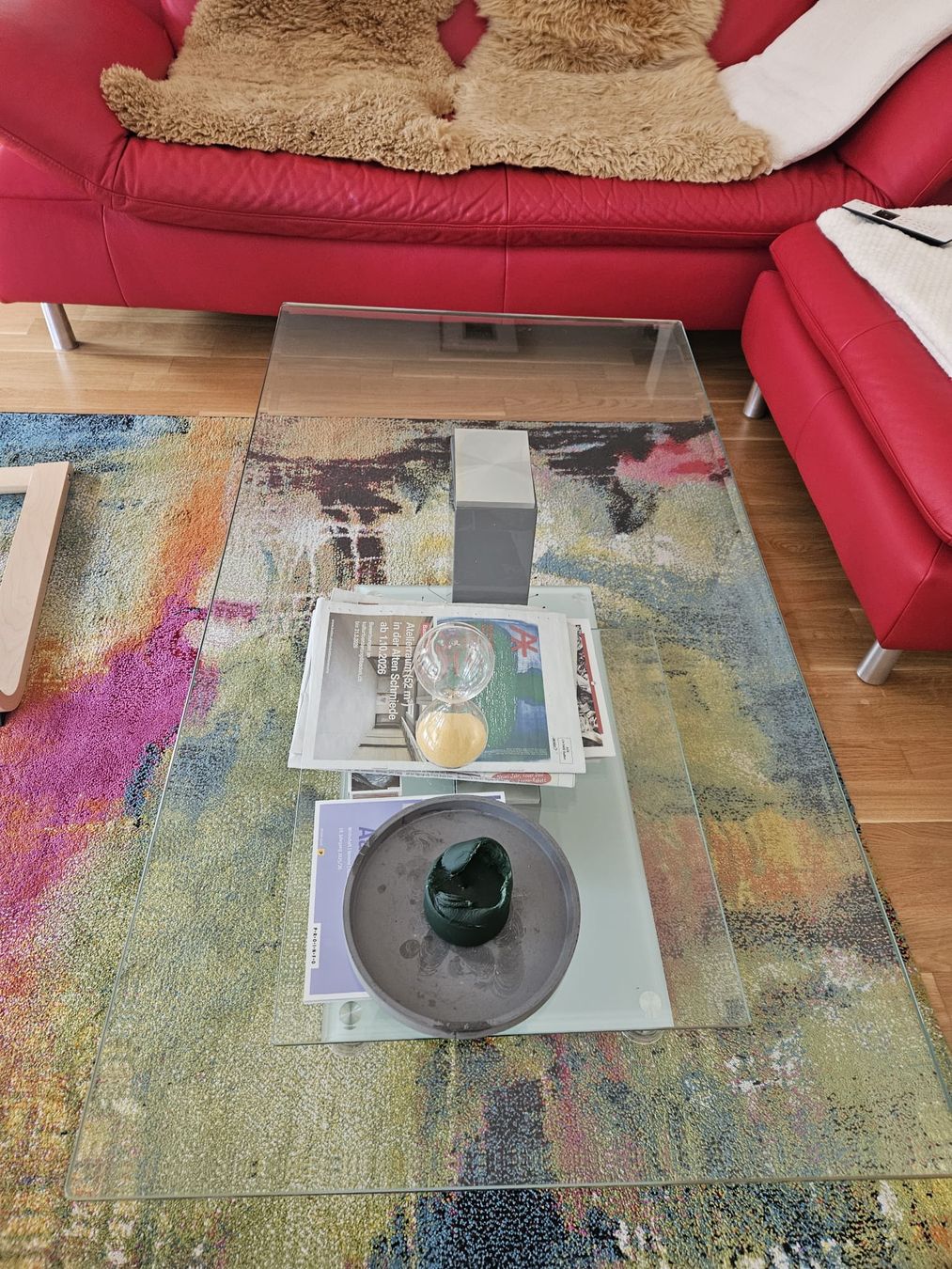 Tische: Couchtisch aus Glas – Gebraucht aus Biberstein von Anja7 1