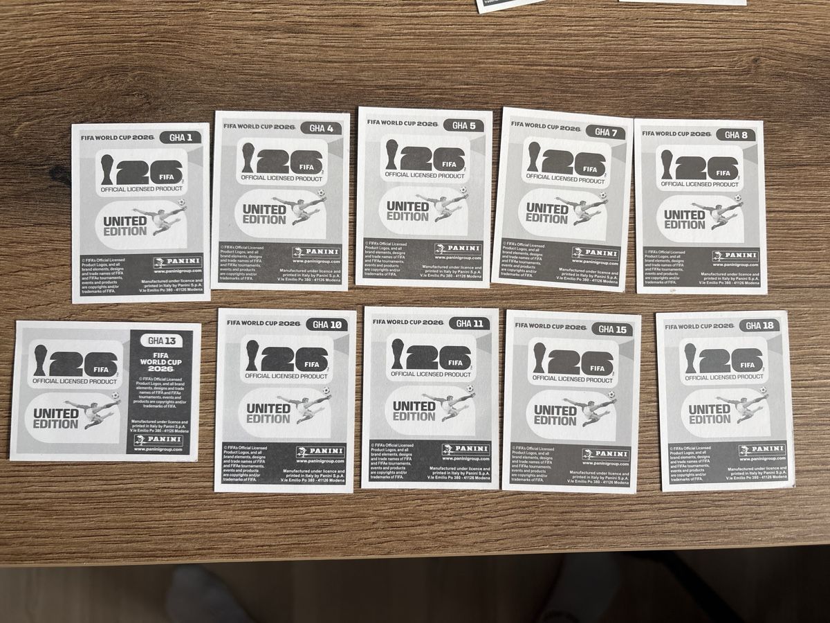 Panini Carte collezionabili: Panini WM 2026 Ghana Stickers – Nuovo (secondo la descrizione) da Menznau venduto da Hetfield85 1