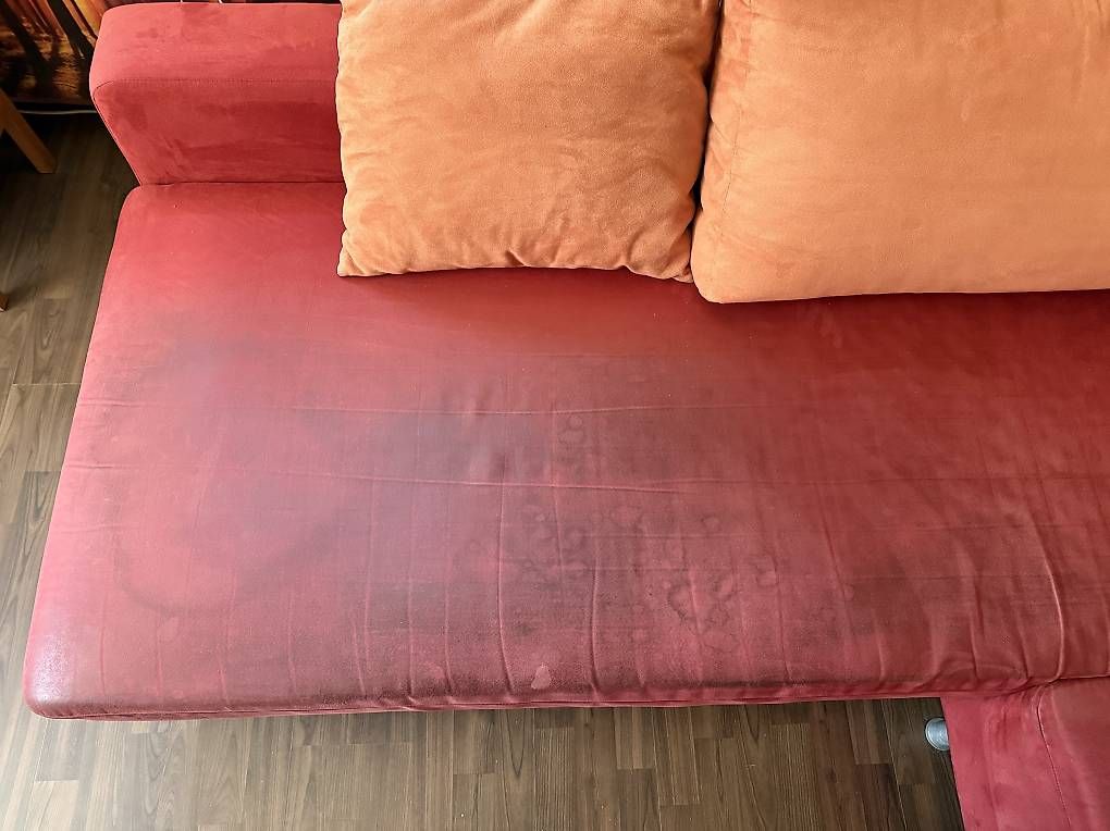 Divani: Ecksofa  weinrot, Alcantara – Usato da Feuerthalen venduto da man_yc7y 3