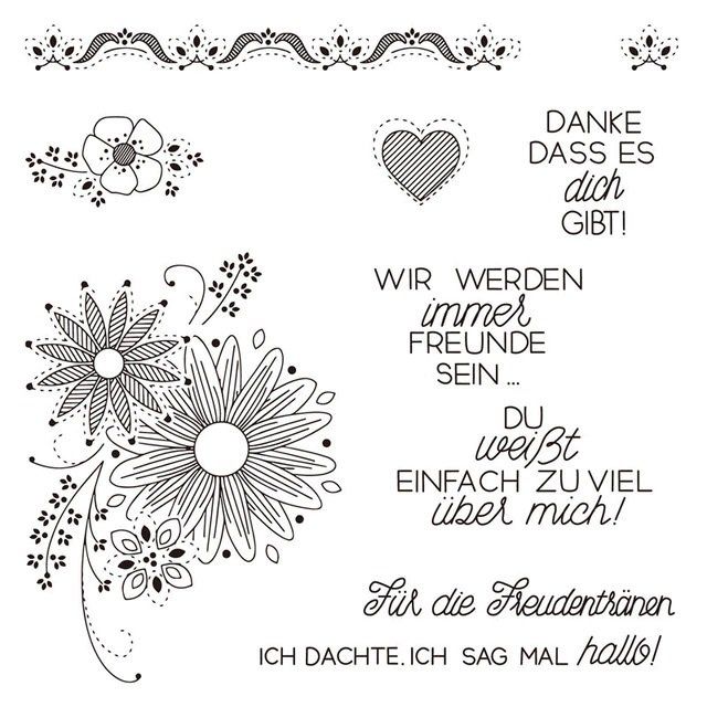 Silikonstempel 'Alles Gute Zum Geburtstag' – Clear Stamps Für Karten, Scrapbooking & DIY