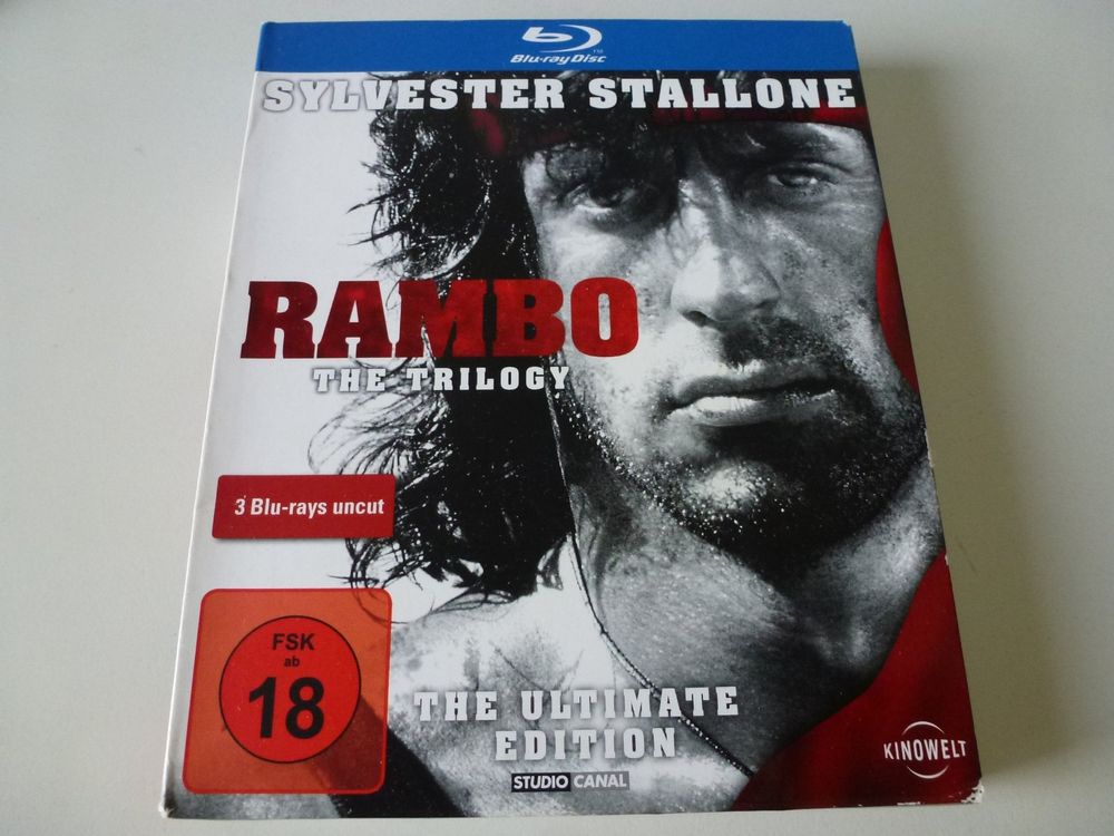 Rambo Trilogie - (Ultim.Ed.Uncut 3 Discs Blu-Ray) (Neu (gemäss ...