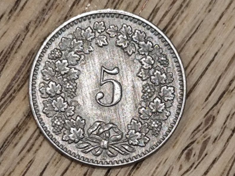 Toutes les monnaies: ==> 5Rp 1894 ss+ <== – D'occasion à Bern par b.man_is_back 2