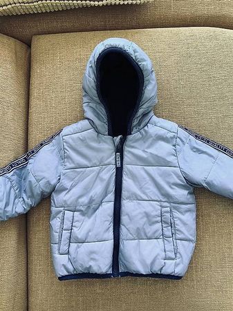 Doudoune a capuche avec doublure polaire bébé garçon
