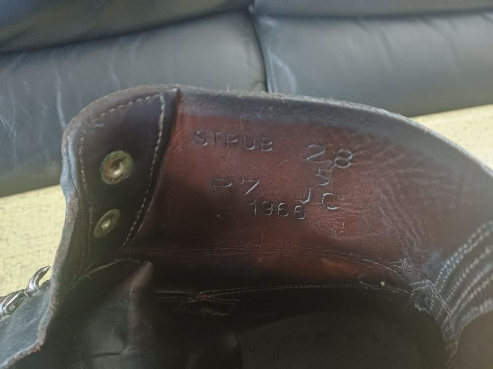 Schweizer Armee Herrenschuhe: Armee Schuhe Grösse 42,5 Breite 5 Schweizer Armee 1966 – Gebraucht aus Wettingen von Nini54 6