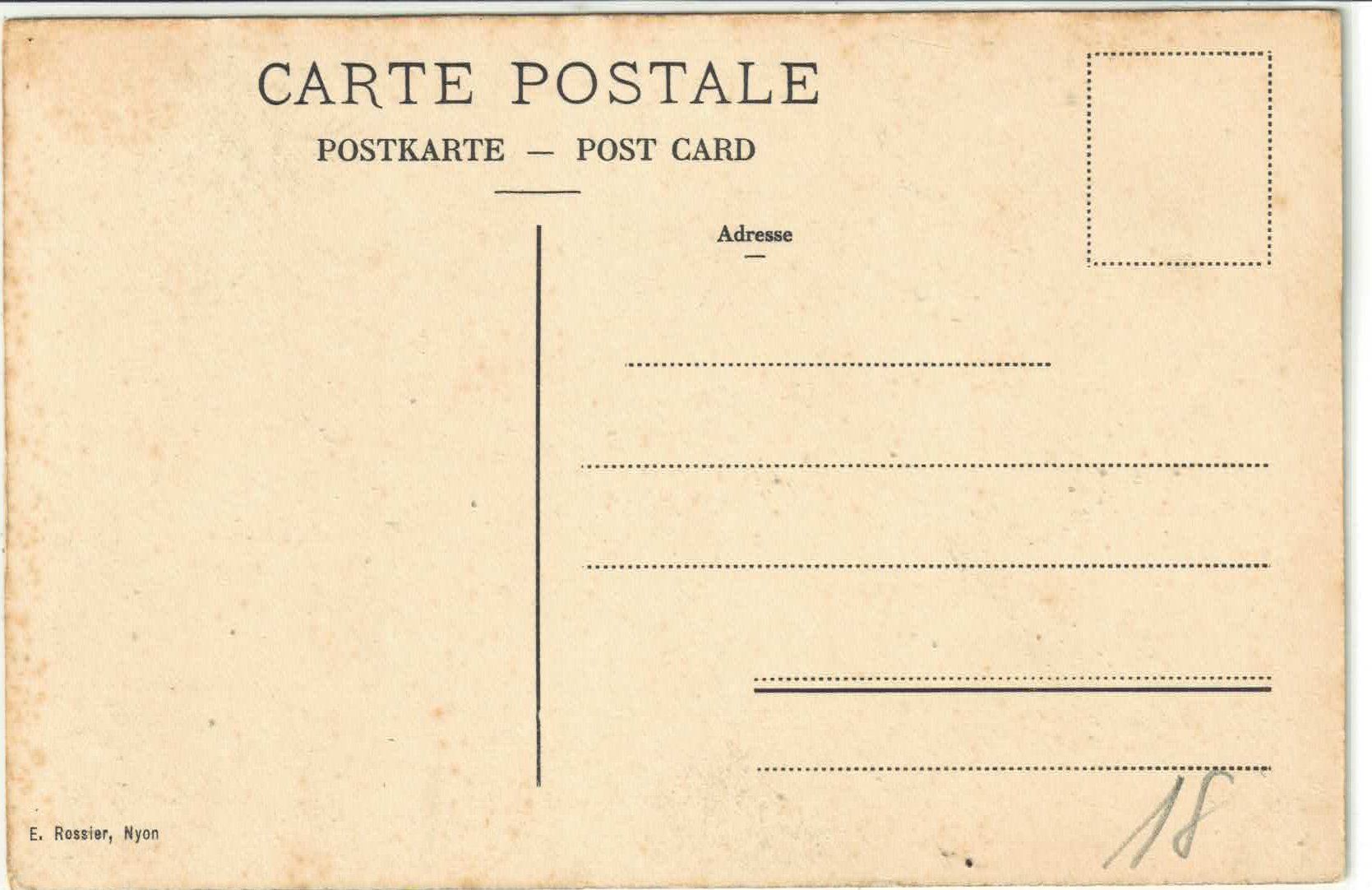 Cartoline postali: Fribourg dans la Basse Ville – Difettoso da Ettingen venduto da Kartenplanet 1
