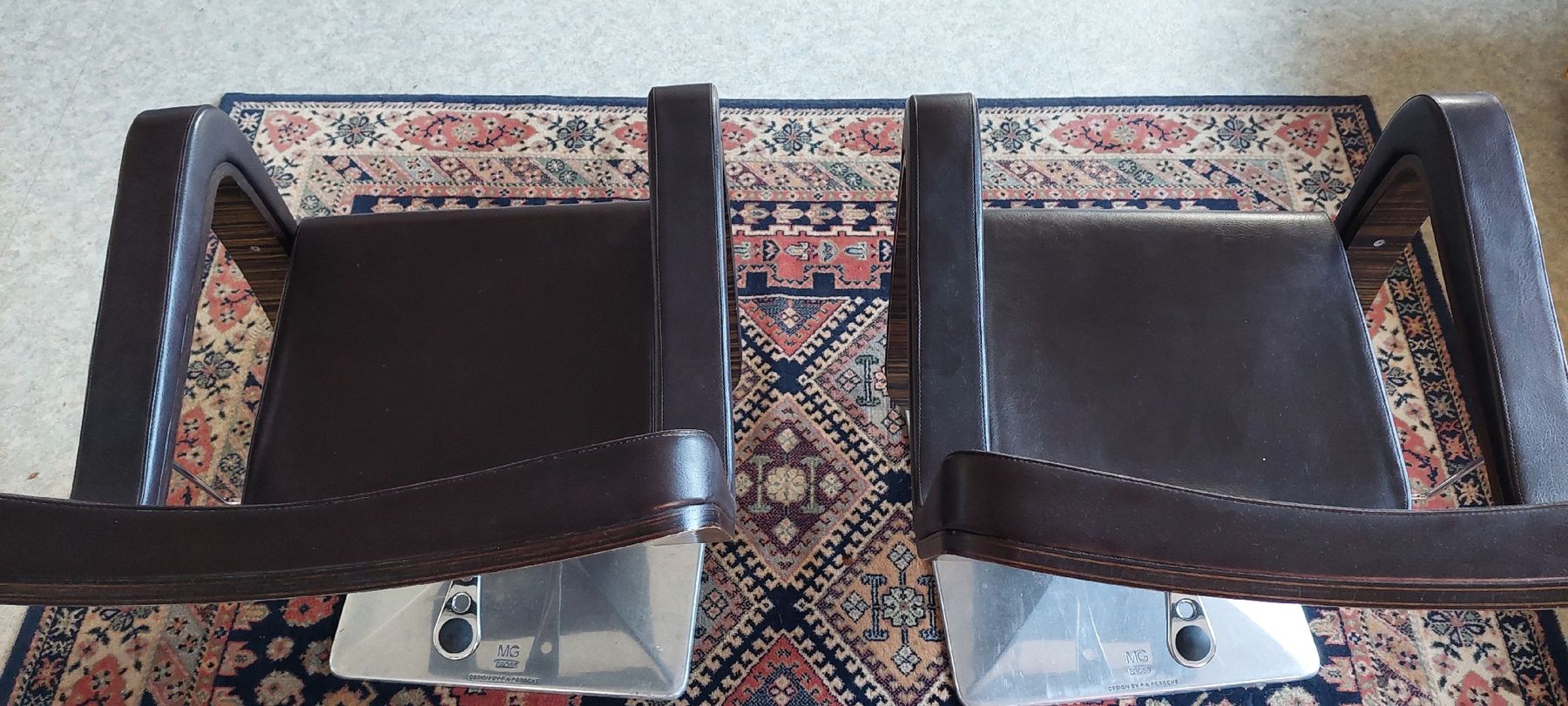 Poltrone: Original MG Bross Leather Chairs Porsche Design – Usato da maroggia venduto da tondo_Music 5
