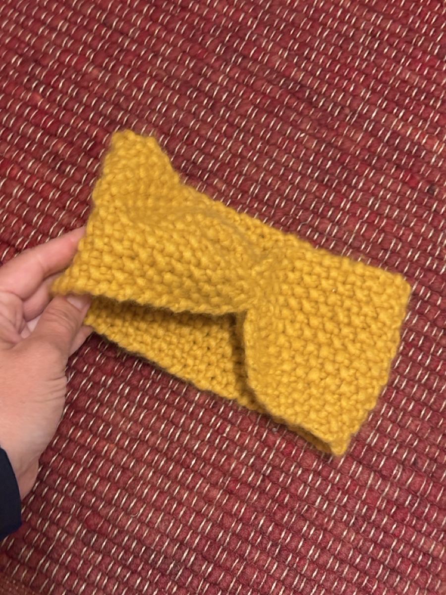 Accessori per capelli: Cashmere Mustard Yellow Knitted Headband – Nuovo (secondo la descrizione) da Nyon venduto da My_wardrobe 1