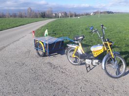 Puch Sport NS x30 von 1972 mit Anhänger