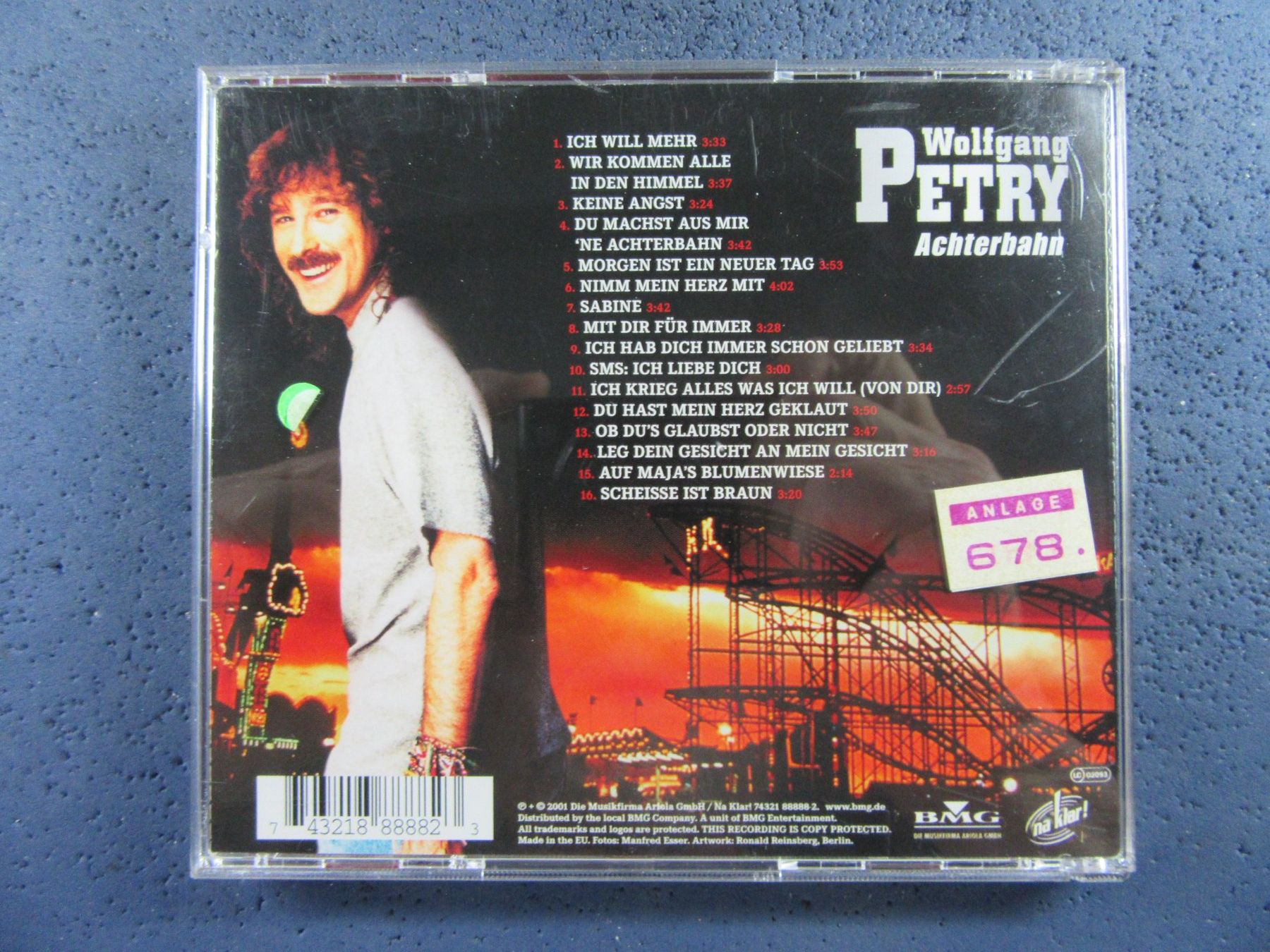 CD: WOLFGANG PETRY CD " ACHTERBAHN " – Usato da Ettingen venduto da Hausi4711 1