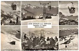 Gryon - 6 Bild AK Les Chaux