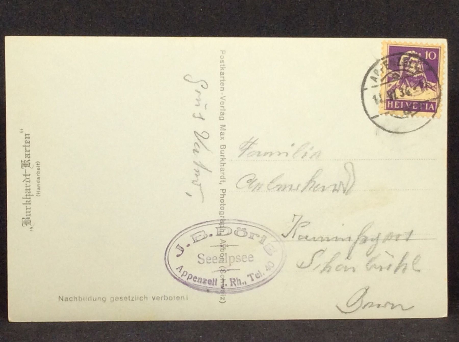 Cartes postales: Seealpsee – D'occasion à Widnau par Brusi9 1