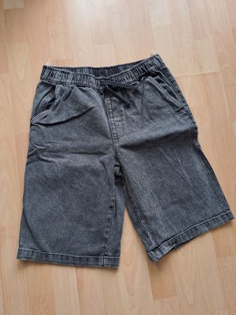 kurze Jeans für Jungen, Grösse 170, schwarz