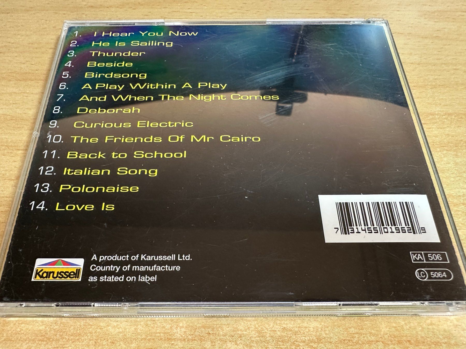 CD: W1 Jon & Vangelis – Chronicles – Usato da Rikon im Tösstal venduto da Alpenmutz 1