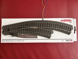 MÄRKLIN 24772 Bogen-Weiche rechts