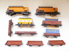 Roco 10 x Wagen H0