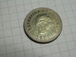 Kolumbien 10 Centavos, 1977