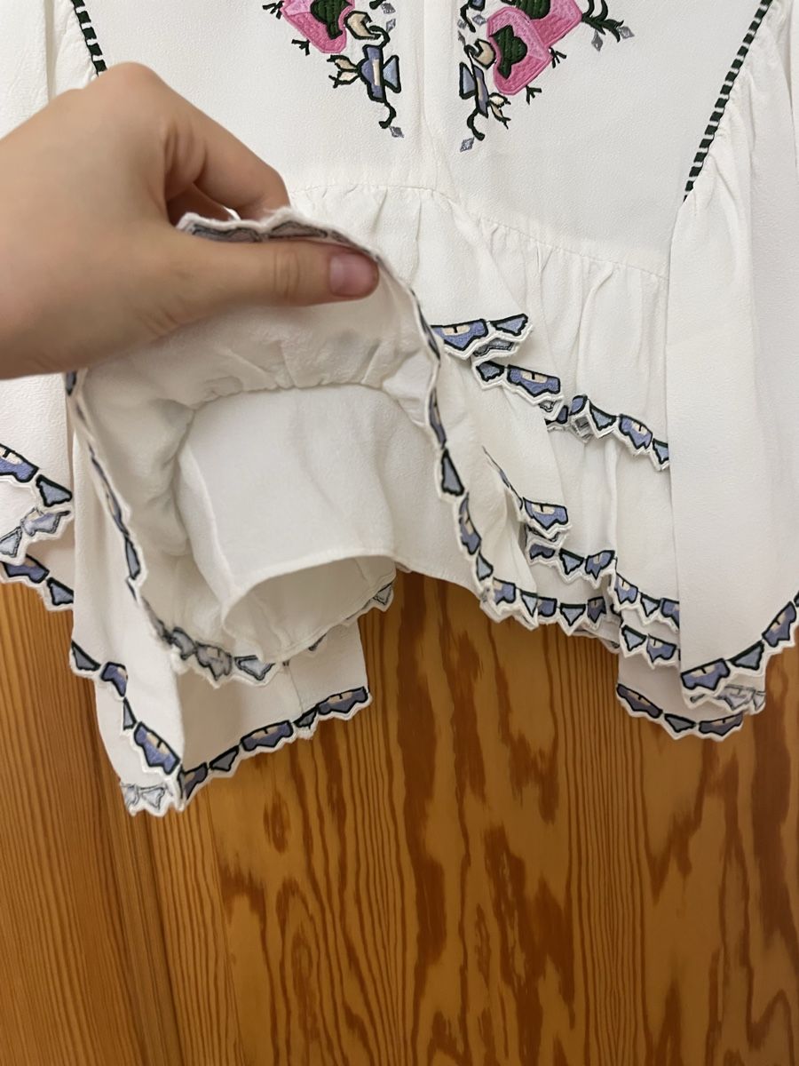 Isabel Marant Camicette: Isabel Marant Bluse weiss mit Stickungen neu – Nuovo e nell'imballaggio originale da Dittingen venduto da nje_9nlt 3