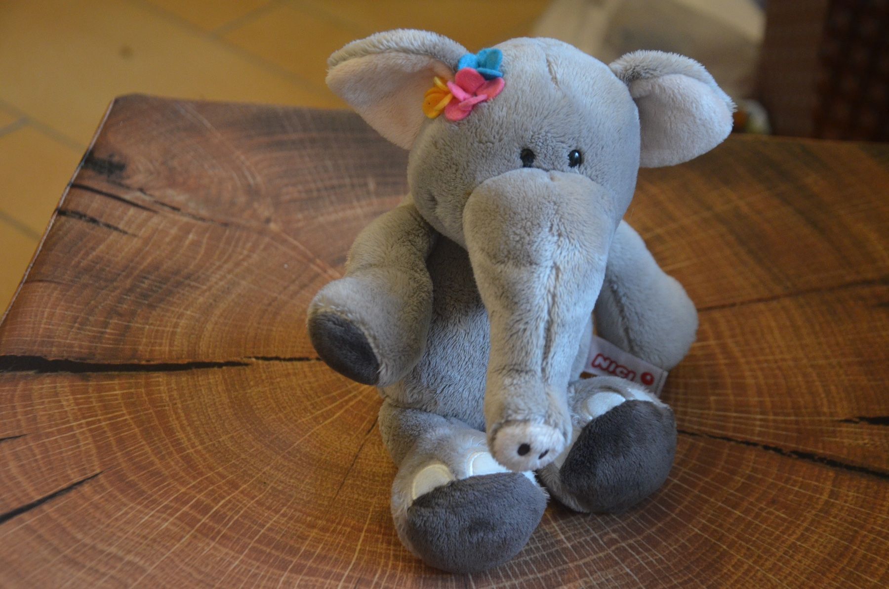 Nici Giocattoli: NICI - ELEPHANTE - CM 24 – Usato da Chiasso venduto da Dolly015