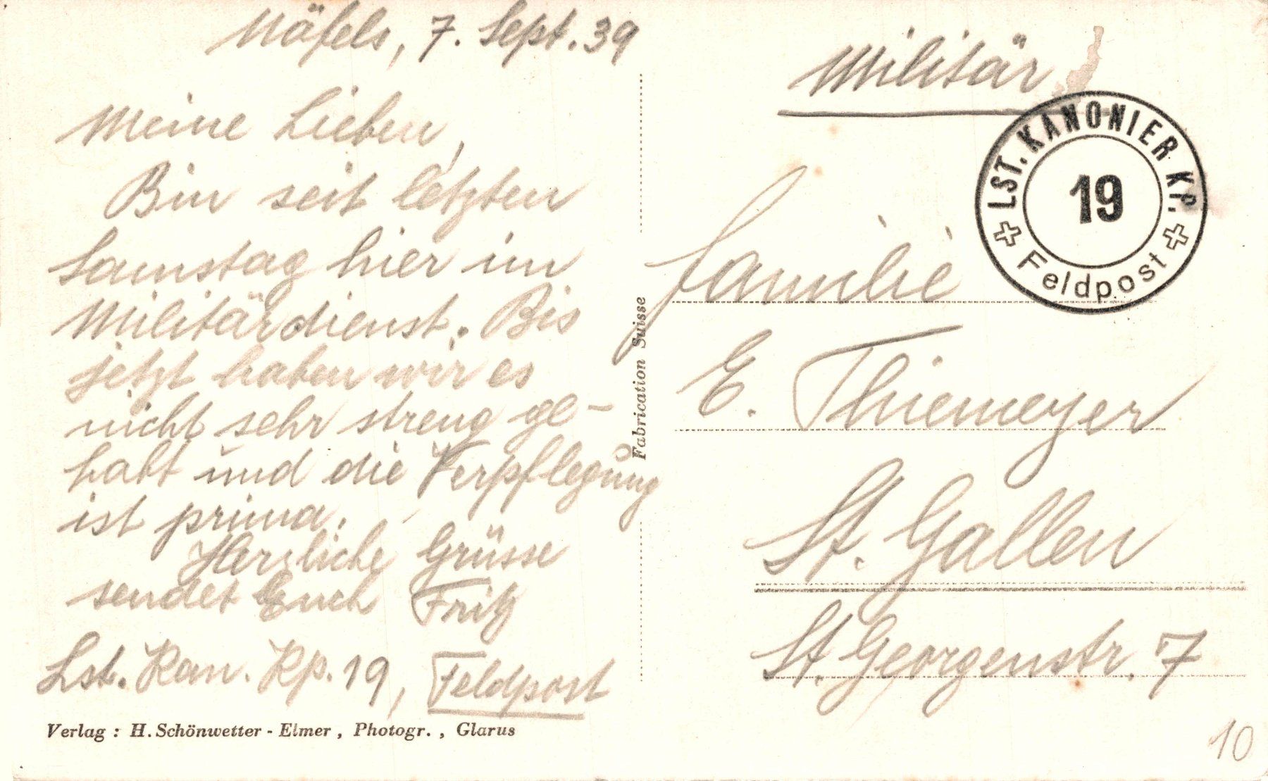Cartes postales: Näfels mit Jubelkreuz – D'occasion à Bronschhofen par Astore 1