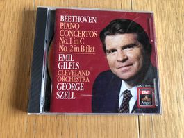Beethoven: Klavierkonzerte Nr. 1 & 2, CD, Gilels