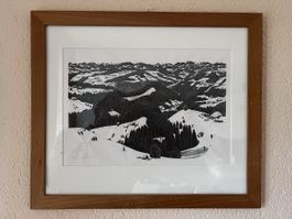 Holzschnitt Emil Zbinden Blapbach Napf