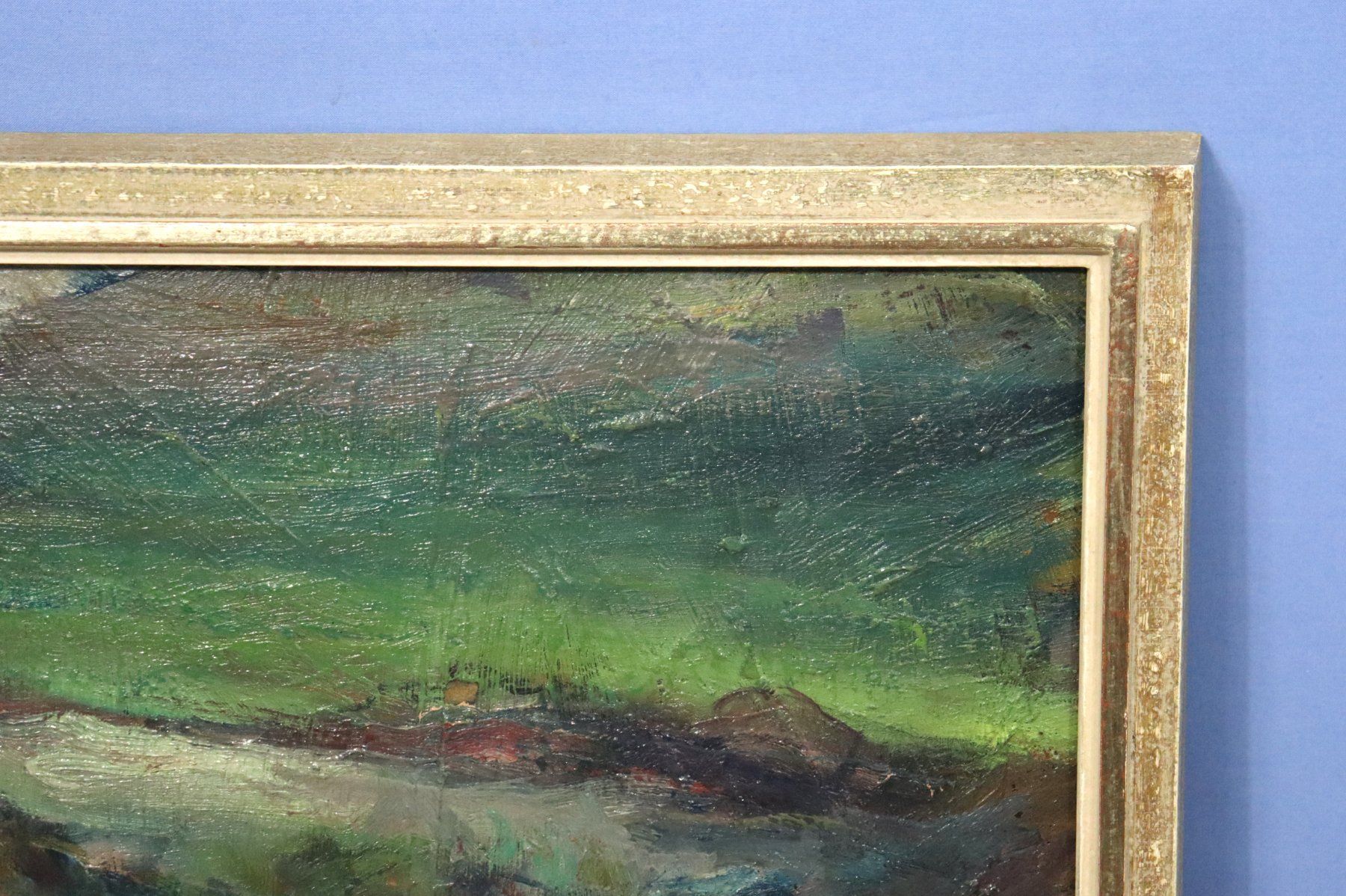 Dipinti: Viktor Aerni 1909-1994, Gemälde auf Platte, monogrammiert – Usato da Zug venduto da Kunst-Fundgrube 7